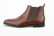 Ecco | Melbourne Slip On Soft Leather Chelsea Boots in Brown | 621954 01034 image