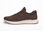 Ecco | Exostride Nubuck Outdoor Gortex Shoe in Brown with White Sole | 835304 02178 image