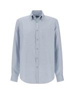 Paul&amp;Shark | Twill Regular Fit Button Down Shirt in Blue | 16313009R G79 image