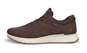 Ecco | Exostride Nubuck Gortex Walking Shoes in Mocha Brown | 835304 02178 image