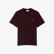 Lacoste | Mid Weight Cotton Tee in Burgundy in Classic Fit | TH7318 3KE image