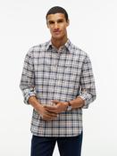 Tommy Hilfiger | Oxford Tartan Regular Fit Check Shirt in Newsprint Beige | MW0MW44620 0LY image