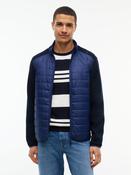 Tommy Hilfiger | Mix Media Hybrid Jacket in Carbon Navy Blue | MW0MW45020 DCC image