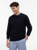 Tommy Hilfiger | Essential Structure Cotton Crew Knit in Navy | MW0MW36347 dw5