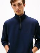 Tommy Hilfiger | Essential Intechno 1/4 Zip Sweat in Navy | MW0MW36510 dw5