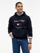 Tommy Hilfiger | Embro Flag Hoodie in Navy | MW0MW42735 dw5