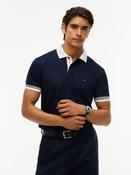 Tommy Hilfiger | Interlock Placket Detail Regular Fit Pique in Navy | MW0MW44658 dw5