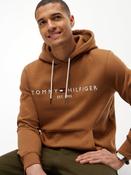 Tommy Hilfiger | Logo Hoody in Tawny Beige | MW0MW11599 GVH