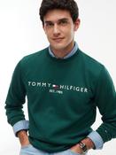 Tommy Hilfiger | Logo Sweat in Green | MW0MW11596 l6k