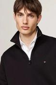 Tommy Hilfiger | Intechno 1/2 Zip Sweat in Black | mw0mw36510 bds image