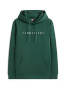 Tommy Jeans | Linear Logo Hoody in Velvet Green | DM0DM20746 MBM