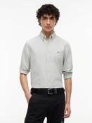 Tommy Jeans | Regular Fit Oxford Shirt in Spring Olive | DM0DM21298 PMO image