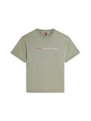 Tommy Jeans | TJ Repeat Tee in Spring Olive | DM0DM23180 PMO image