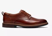 Clarks | Lace Up Leather Shoe in Tan Brown with Stitched Rand Detailing | Aldwin2 Derby image