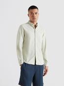 Farah | Slim Fit Button Down Brewer Oxford Shirt in Soft Green | F4WSB060 363 image