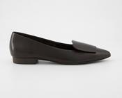 Paul Green | Soft Leather Loafers with Elegant Strap Detailing in Dark Brown | 3792 222 image