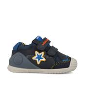 Biomecanics | Boys Navy Velcro Shoes with Blue Star | 261121 A183 image