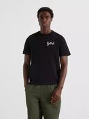 Farah | Southey Graphic Back Print Tee in Black | fakff009 010