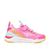 Biomecanics | Velcro &amp; Elastic Lace Girls Shoe in Pink | 261271 B032 image