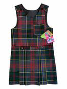 Gaelscoil De Hide Roscommon | Tartan Check Pinafore (Note: Price Varies by Size)