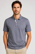 Gant | Contrast Collar Polo Shirt in Mid Grey | 2062026 038 image