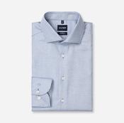 Olymp | Modern Regular Fit Micro-Houndstooth Shirt in Blue | 1364 24 19 image