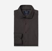 Olymp Signature | Tailored Fit Premium Cotton Soft Flannel Shirt in Brown | 8505 44 28 image