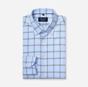 Olymp Signature | Tailored Fit Premium Cotton Shirt in Blue with Navy Check | 8518 24 11 image
