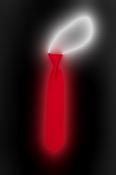 Elastic School Tie in Red image