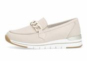 Remonte | Wedge Slip On Leather Shoes in Cream | R6711 Porzellan image