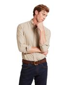 Schoffel | Cavendish Button Down Oxford Shirt in Cobblestone Beige | 20-4030 1613 image