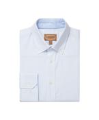 Schoffel | Tailored Fit Button Down Pale Blue Stripe Shirt | 20-4077 8294 image
