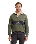 Schoffel | Saunton Two Tone Rugby in Beetle Green | 20-3158 6796