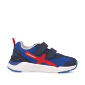 Biomecanics | Navy &amp; Blue Velcro Trainers with Sporty Red Contrast | 261270 B008 image