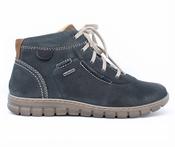 Josef Seibel | Waterproof Lace Up Boots in Ocean Navy | Steffi 53 image