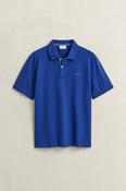 Gant | Contrast Collar Polo Shirt in Crisp Blue | 2062026 435 image
