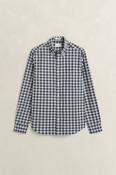 Gant | Poplin Check Regular Fit Shirt in Dark Emerald Green | 3263002 321 image