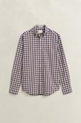 Gant | Poplin Check Regular Fit Shirt in Deep Grape Wine | 3263002 676 image