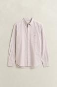 Gant | Classic Stripe Button Down Oxford Shirt in Deep Grape Wine | 3000230 676 image