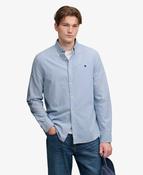 Superdry | Preppy Oxford Shirt in Azure Blue Stripe | M4011247A L8A image