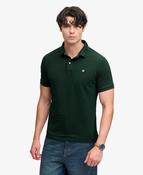 Superdry | Vintage Destroy Polo Shirt in Mountain View Green | M1110451A 5AO image