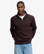 Superdry | Essential Logo 1/2 Zip Sweat in Burgundy Port Marl | M2014700A M8F image