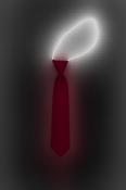 Elastic School Tie in Wine