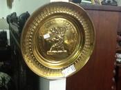Brass wall plaque