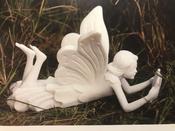 Fairy Lying down Reading Statue image
