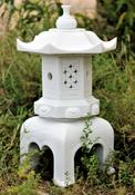 Pagoda White Statue image
