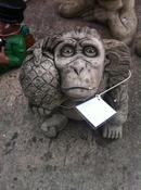 Stone Monkey with pineapple image