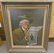 Picture of a Gentleman reading image
