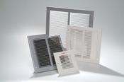 Faceplate To Suit 225mmW  x 112mmH Air Transfer Grille - Silver Finish