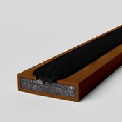 Pyroplex 20mm x 4mm Fire &amp;amp; Smoke Seal BROWN